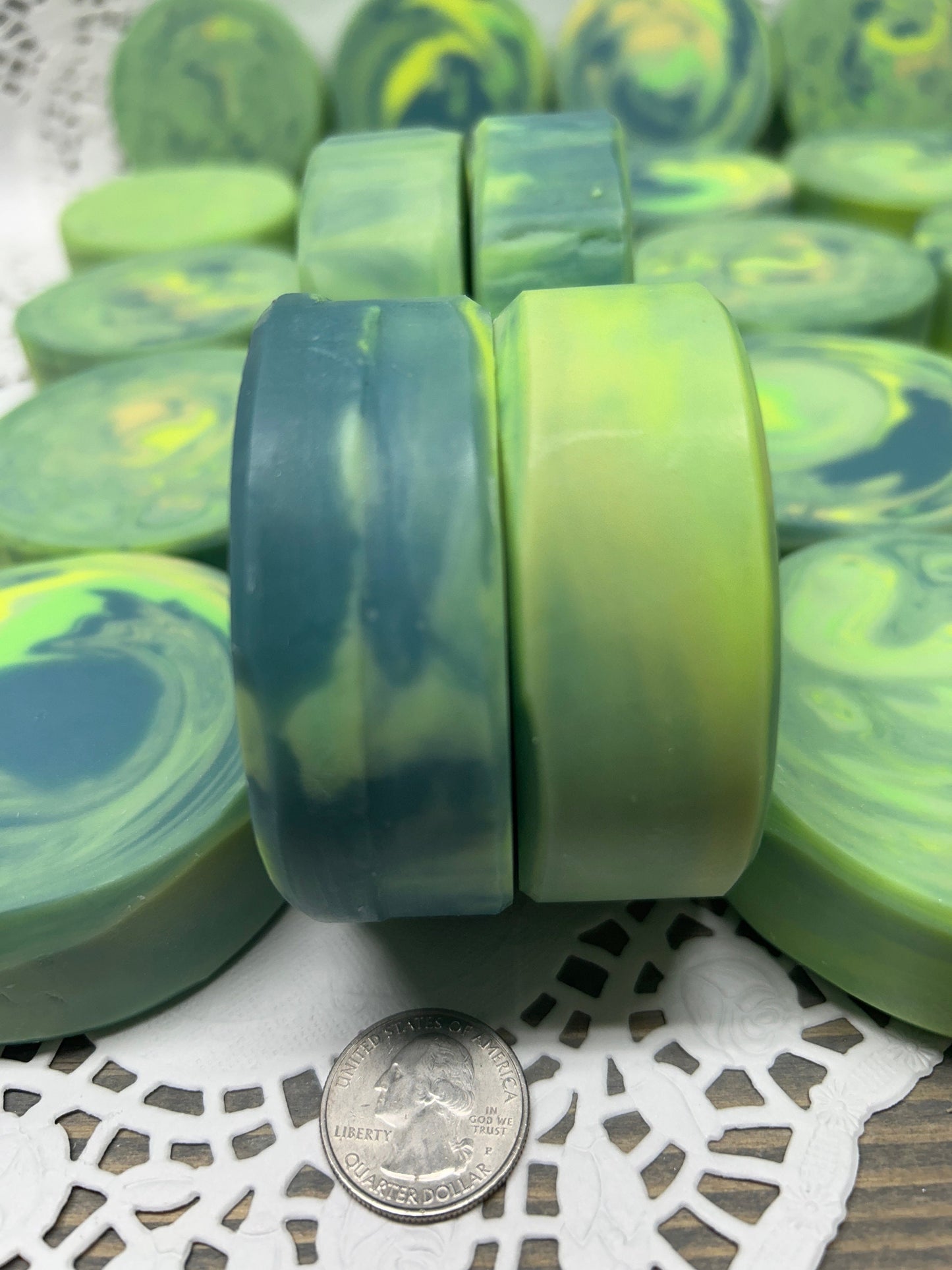 Eucalyptus Soap 3.90 oz., Round Soap,  Essential Oil Soap, bubbly Soap, handcrafted soap