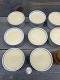 Dish Soap, Solid - 100% Organic Coconut oil, Soap, Ramakin & Brush, scented with Essential oilsl oils, 4.00+ oz.