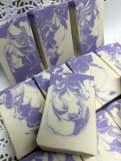 Lilac Soap,  such a heavenly scent, 5.0 oz Bar Soap, bubbly soap, creamy soap