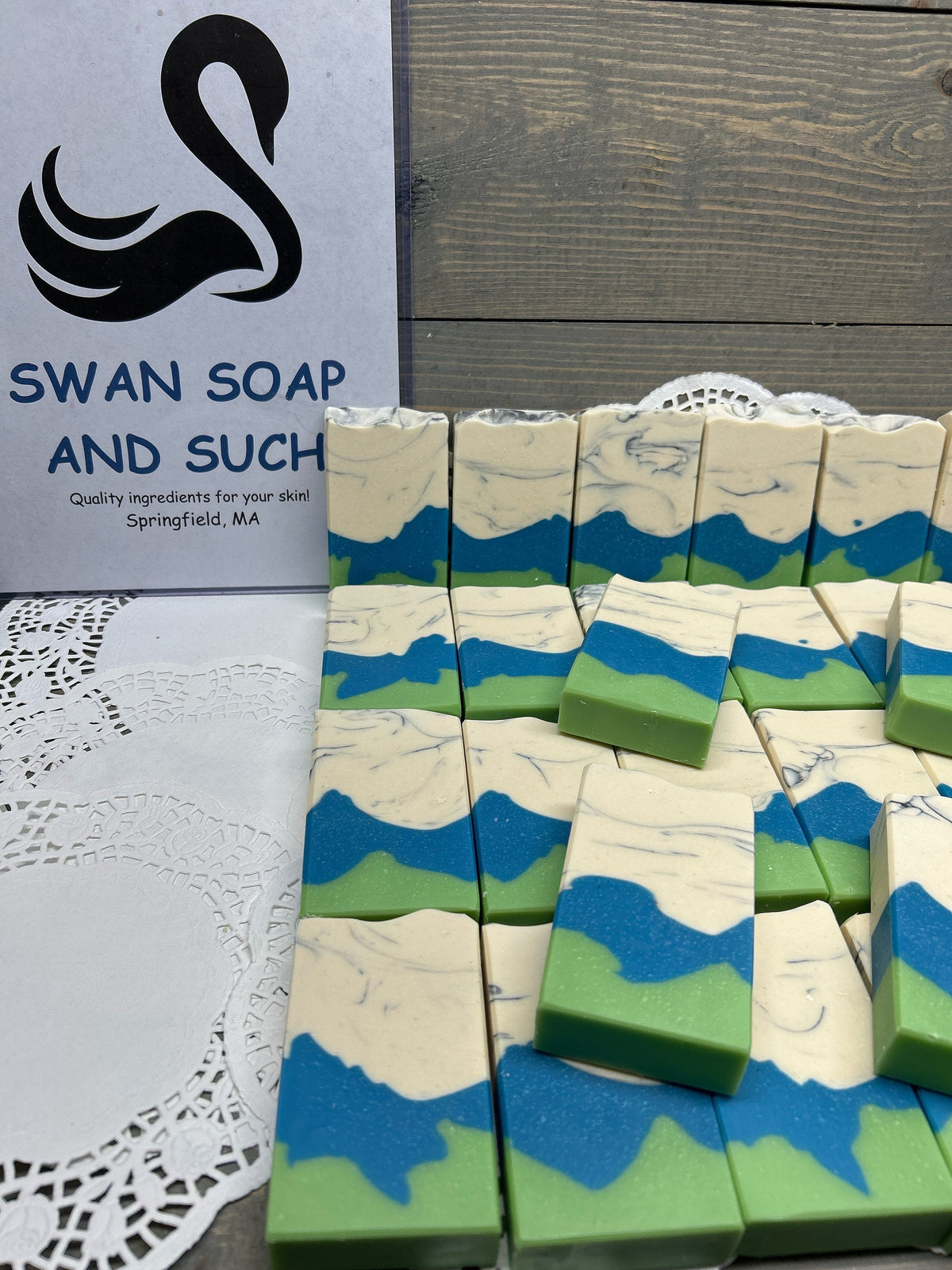Patchouli Rain Goat Milk Soap, distinctive scent, delightful! Tons of great lather!